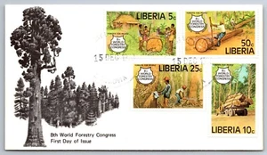 Liberia 1978 World Forestry Congress FDC Combo! - Picture 1 of 1