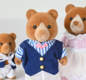 Figuras de oso mermelada de Sylvanian. Madre Padre Hermana Lágrima Calico Critters - Imagen 1 de 7