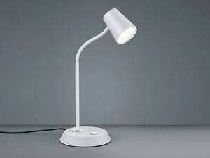 Flexible LED Reflektorlampe Tischleuchte Weiß matt Höhe 38cm - Leseleuchten - Bild 1 von 6