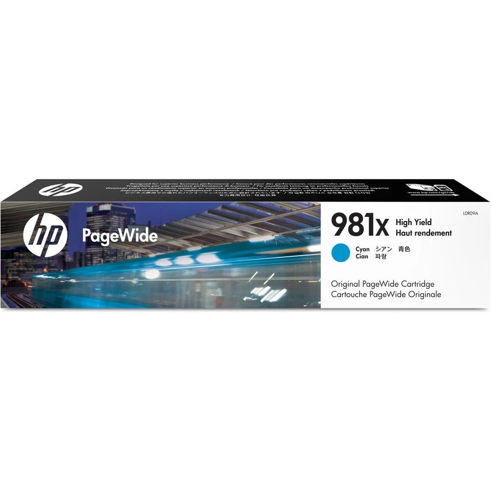HP 981x High Yield Cyan Original Pagewide Cartridge Expires May 2019