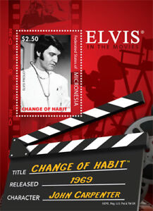 Micronesia 2009 - Elvis Presley Music - Souvenir Stamp Sheet - Scott #804 - MNH