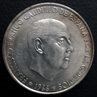 🇪🇸🇪🇸  SPAIN 1966 *70*  100 PESETAS / ERROR *7.0* DOT ON DATE 🇪🇸🇪🇸 - Image 1 of 4