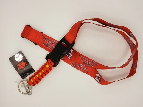 Aminco MLB St Louis Cardinals Paracord Survival Keychain Lanyard Del. 2-4 Days Cover