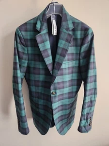 Vineyard Vines Men’s Blackwatch Blazer 38R Charleston Green NWT; (MSRP $398) - Picture 1 of 4