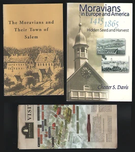 2 PB lot-MORAVIANS 1415-1865-Chester S. Davis & TOWN OF SALEM-Brethren - Picture 1 of 1