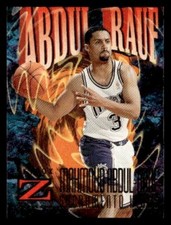 1996 SkyBox Z-Force  #131 Mahmoud Abdul-Rauf Sacramento Kings  Basketball card