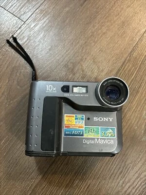 Sony Mavica MVC-FD73 .4 MP Floppy Disk Digital Still Camera Parts only A15 - Image 1 of 4