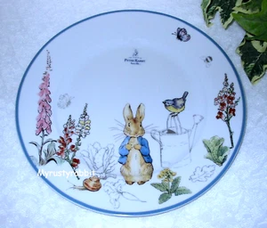 Beatrix Potter Peter Rabbit Dinner Plates ~ Set of 2 - Easter  10.5" NEW - Picture 1 of 4