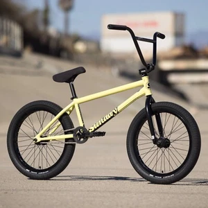 SUNDAY BMX SOUNDWAVE FREECOASTER 20" BICYCLE NOTEPAD YELLOW BLACK - Picture 1 of 3