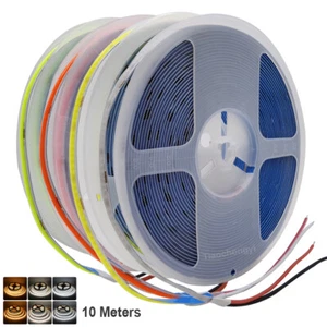 12V COB Flexible LED light Strip 24V 320LEDs/m FOB High Density Flex led Tape - Picture 1 of 13