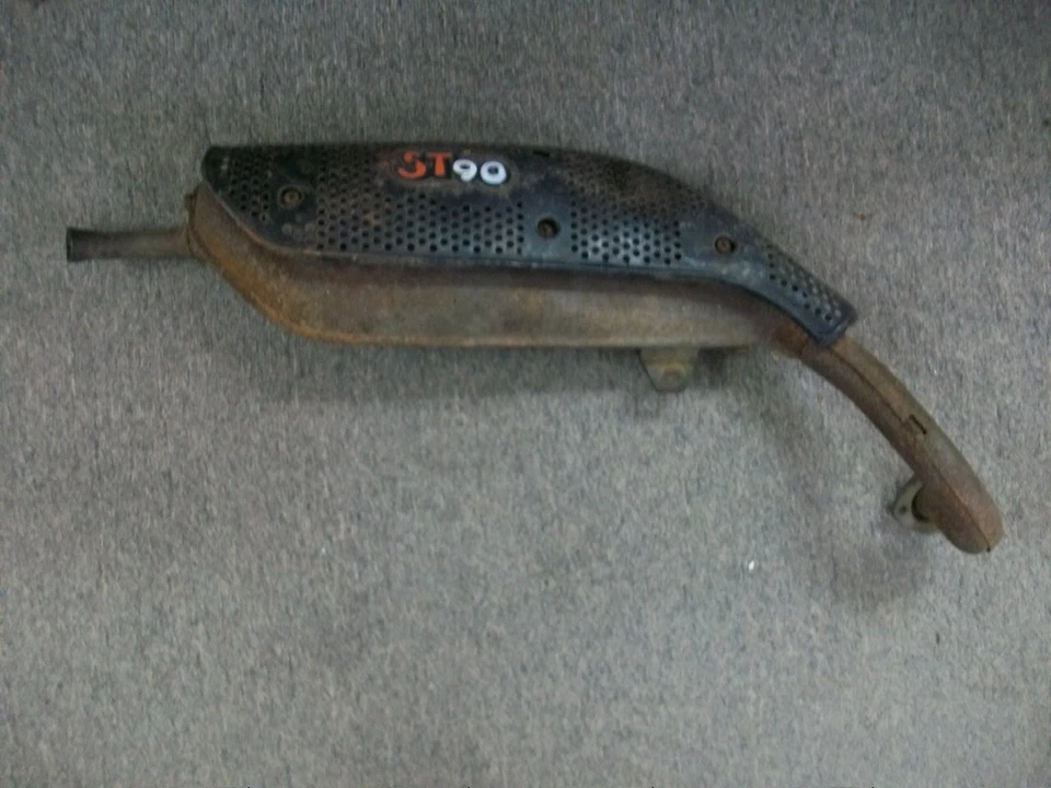 1973 1974 1975 Honda ST90 Trail Sport Mini Trail Vintage ST 90 Muffler Exhaust - Image 1 of 4