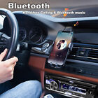 Single Din Car Stereo CDDVD Player Bluetooth USB AMFM RadioAPPControl MP3 SD AUX