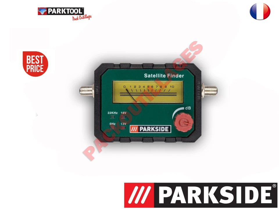 PARKSIDE® POINTEUR DE SATELLITE RÉGLAGE ANALOGIQUE ANTENNE PARABOLE FINDER - Photo 1/1