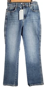Antonio Melani NWT Jeans Size 27  High Rise Straight Medium Wash Womens - Picture 1 of 18