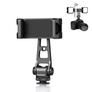 PULUZ Z-axis 360 Rotation Cold Shoes Aluminum Alloy Phone Clamp Holder Bracket ( - Picture 1 of 7