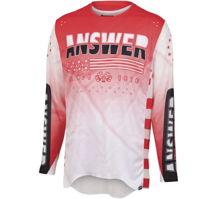 Answer Racing A22.5 Elite Revolution Red MX Off-Road Jersey Youth Sizes SM - XL - Image 1 of 1
