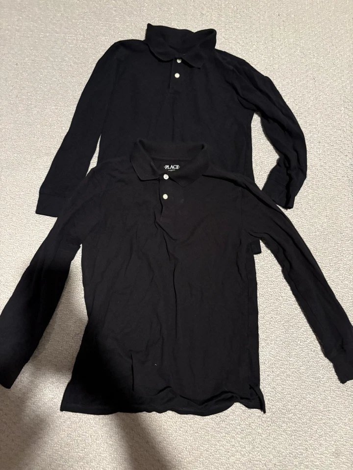 Blusa The Children's Place masculina manga comprida preta - Tamanho XL 14 nova com etiquetas - Imagem 1 de 1