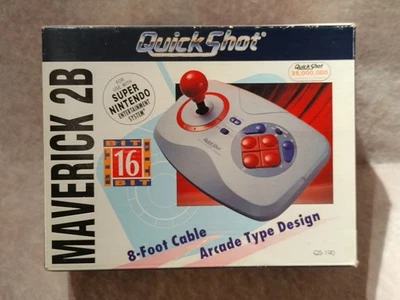 *NEW* SNES Maverick 2B Quick Shot Joystick (Super Nintendo) Open Box Controller - Image 1 of 4