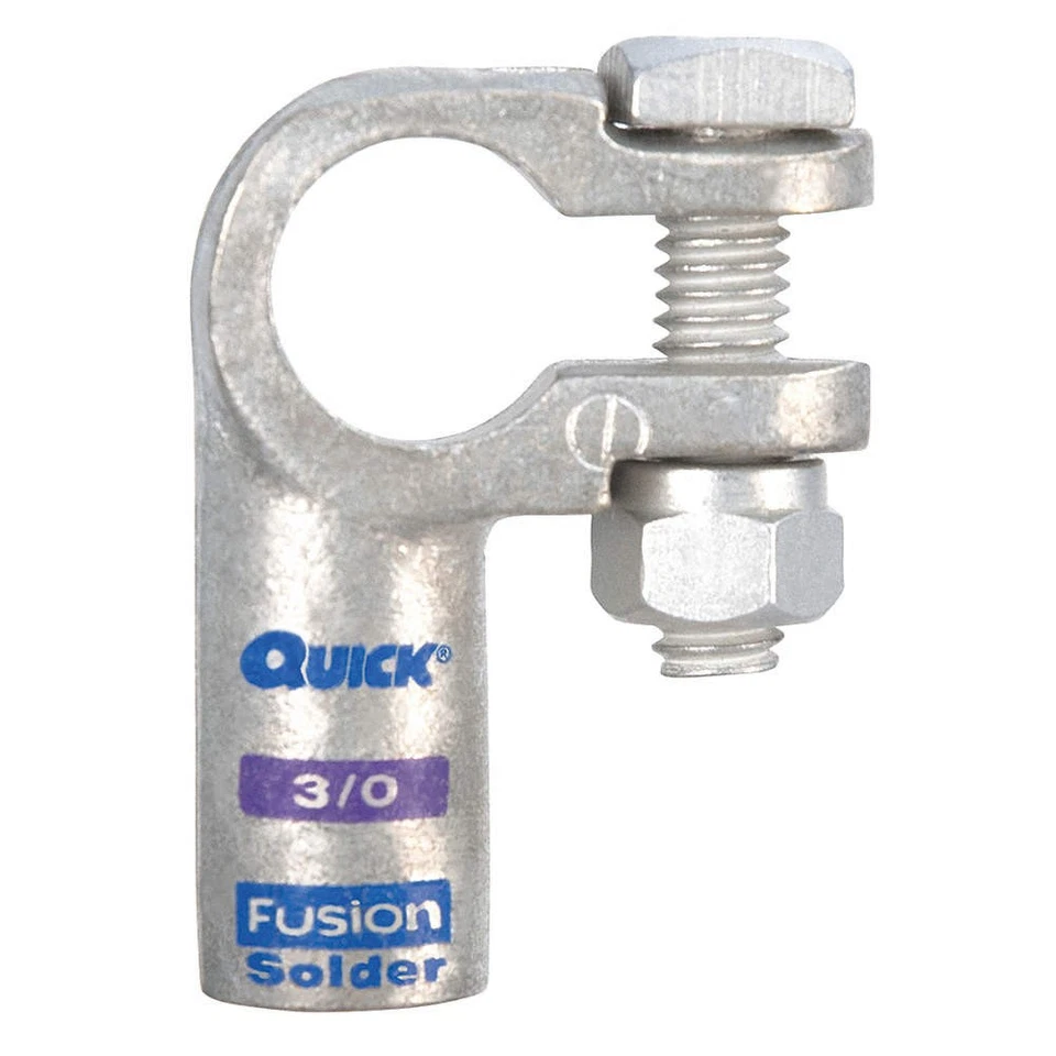 FUSION 416330N Battery Terminal,Right Elbow,Solder 25KD07 - Image 1 of 1