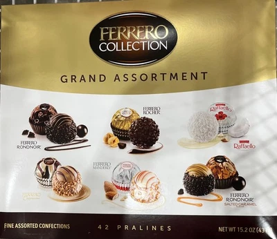 Ferrero Collection Grand Assortment Fine Chocolate Confections – 42 Pralines 🍫 - Image 1 of 2