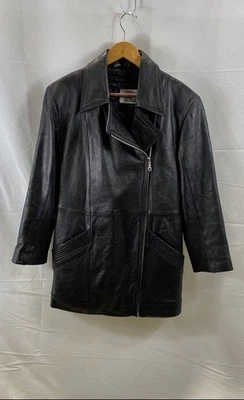 Мужская зимняя кожаная верхняя куртка Pelle Studio Thinsulate Цвет черный Размер Small - Изображение 1 из 4
