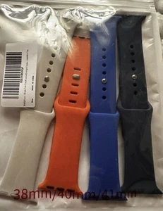 Vier Silikonbänder neu Passend für eine Smartwatch. Markenlos. S/M - Bild 1 von 1