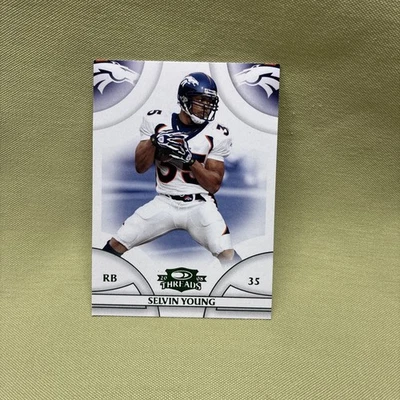 2008 Donruss Threads Green Century Proof /200 Selvin Young #41 Denver Broncos🔥 - Image 1 of 2