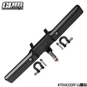 GPM Aluminium Rear Bumper Mount+D-Rings+Tow Hook For TRAXXAS TRX4 Ford Bronco - Picture 1 of 9