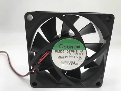 NEW SUNON 7020 PMD2407PKB1-A DC24V 5.0W 7CM Cooling Fan - Image 1 of 3