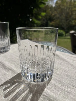Baccarat Harmonie LARGE 4 5/8” tumbler bright cut crystal 16.9 oz triple - Image 1 of 4