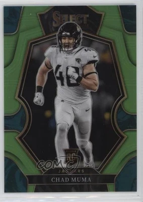 2022 Panini Select Premier Level Neon Green Prizm /49 Chad Muma #146 Rookie RC - Image 1 of 2
