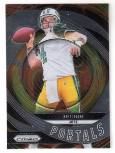 2024 Panini Prizm #2 BRETT FAVRE 'PORTALS' INSERT CARD! NY JETS - Picture 1 of 1