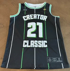 In The Lab TV Creator Classic NBA Creator Cup Basketball 21 Black Green Jersey M - Picture 1 of 5