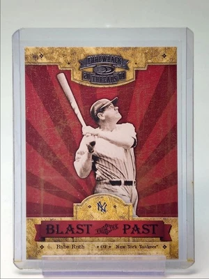 BABE RUTH 2004 DONRUSS THROWBACK THREADS BLAST FROM THE PAST /1500 Q5476 - Image 1 of 2