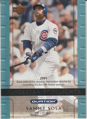 2002 Upper Deck Ovation #108 Sammy Sosa - Image 1 of 2