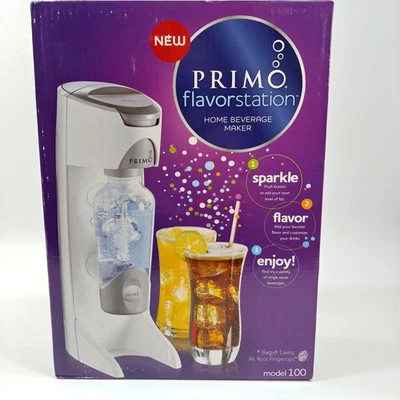 Máquina de bebidas para el hogar Primo Flavorstation para bebidas carbonatadas - Nueva caja abierta Foto 1 de 4