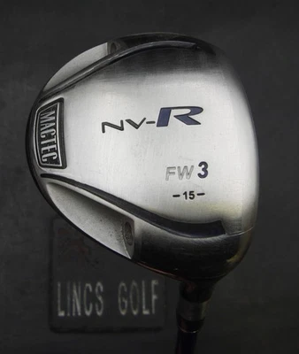 MacGregor Mactec NV-R 15° 3 Wood Regular Graphite Shaft NVR Grip - Image 1 of 4