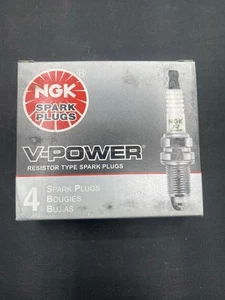 4 Pack Spark Plugs NGK V-Power 7773 UR6 - Picture 1 of 2