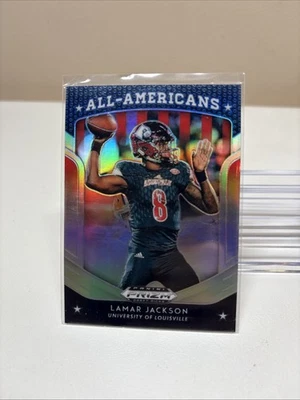 2019 Panini Prizm Draft Picks #59 Lamar Jackson Cardinals Baltimore Ravens - Image 1 of 2