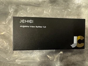 HDMI Splitter 1 in 4 Out, JCHICI HDMI Switcher Splitter 4K@60Hz 4:4:4, HDMI - Bild 1 von 5