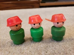 Fisher Price Little People Pot Head Boy Plus 2 - Picture 1 of 2
