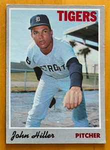 1970 Topps Baseball #12 John Hiller - Detorit Tigers - EX (No Creases) - Picture 1 of 2