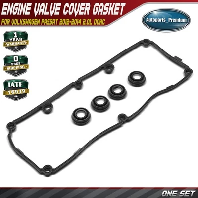 Juego de juntas de cubierta de válvula de motor para Volkswagen Passat 2012 2013 2014 L4 2,0 L DOHC Foto 1 de 4