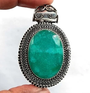 111.05Ct Certified Pendant Green Peridot Transparent Oval Cut Loose Gemstone5MSB - Picture 1 of 8