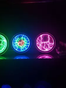 10” Plasma Plate , Lumin Disk DJ Disco Party Light Show, Large Disco lights - Picture 1 of 8