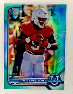 2021-22 Bowman University - Chrome Prospects Aqua Refractor #95 Bijan... - Picture 1 of 2