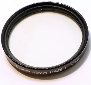 Canon 48mm UV Haze-1 filter (made in USA) - Picture 1 of 7