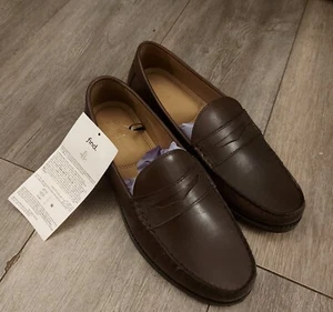 Find- Amazon Brand, Mens Maximum Leather Loafers, Brown, Size 8 With Box - Picture 1 of 4