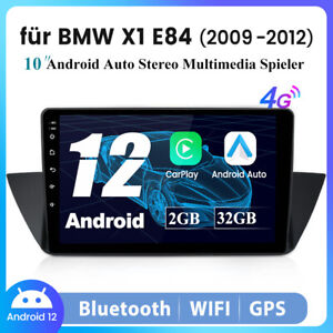 Android 12 Für BMW X1 E84 10” Autoradio BT SWC GPS Navigation 4GLite 2+32G 8Kern