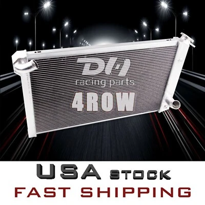 4Row Aluminum Radiator Fits Chevrolet Corvette/Plymouth Satellite Barracuda 5.6L - Изображение 1 из 4